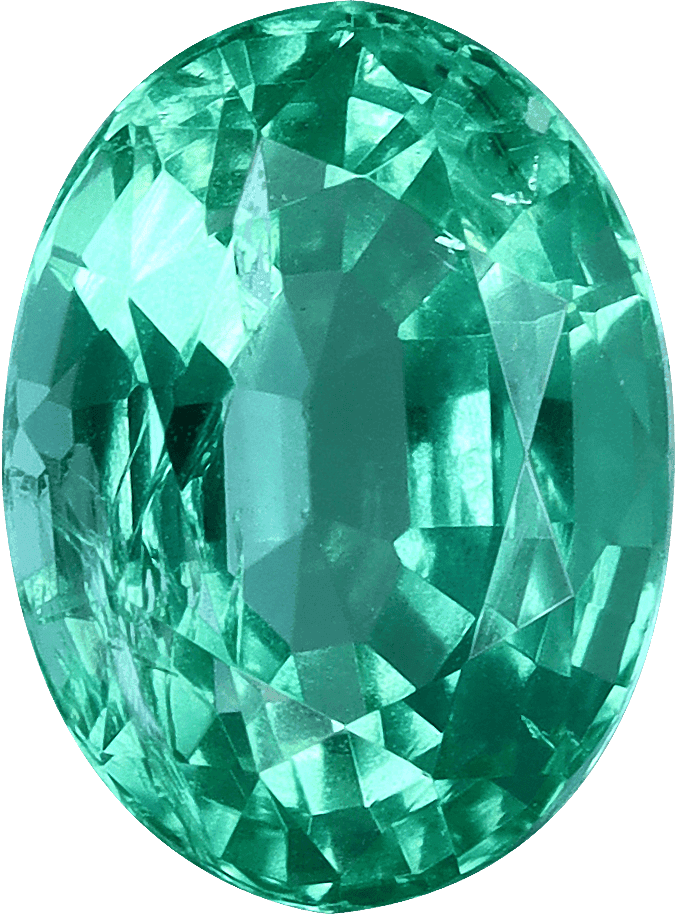 Green Zambian Emerald 1.52ct – 8x6mm (PG0501)