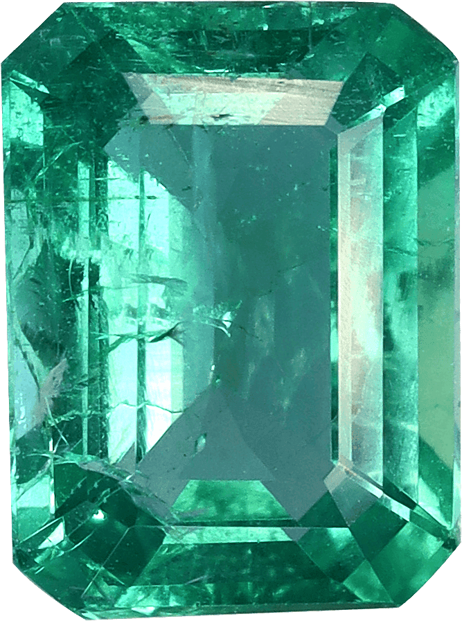 Green Zambian Emerald 1.60ct – 8x6mm (PG0505)