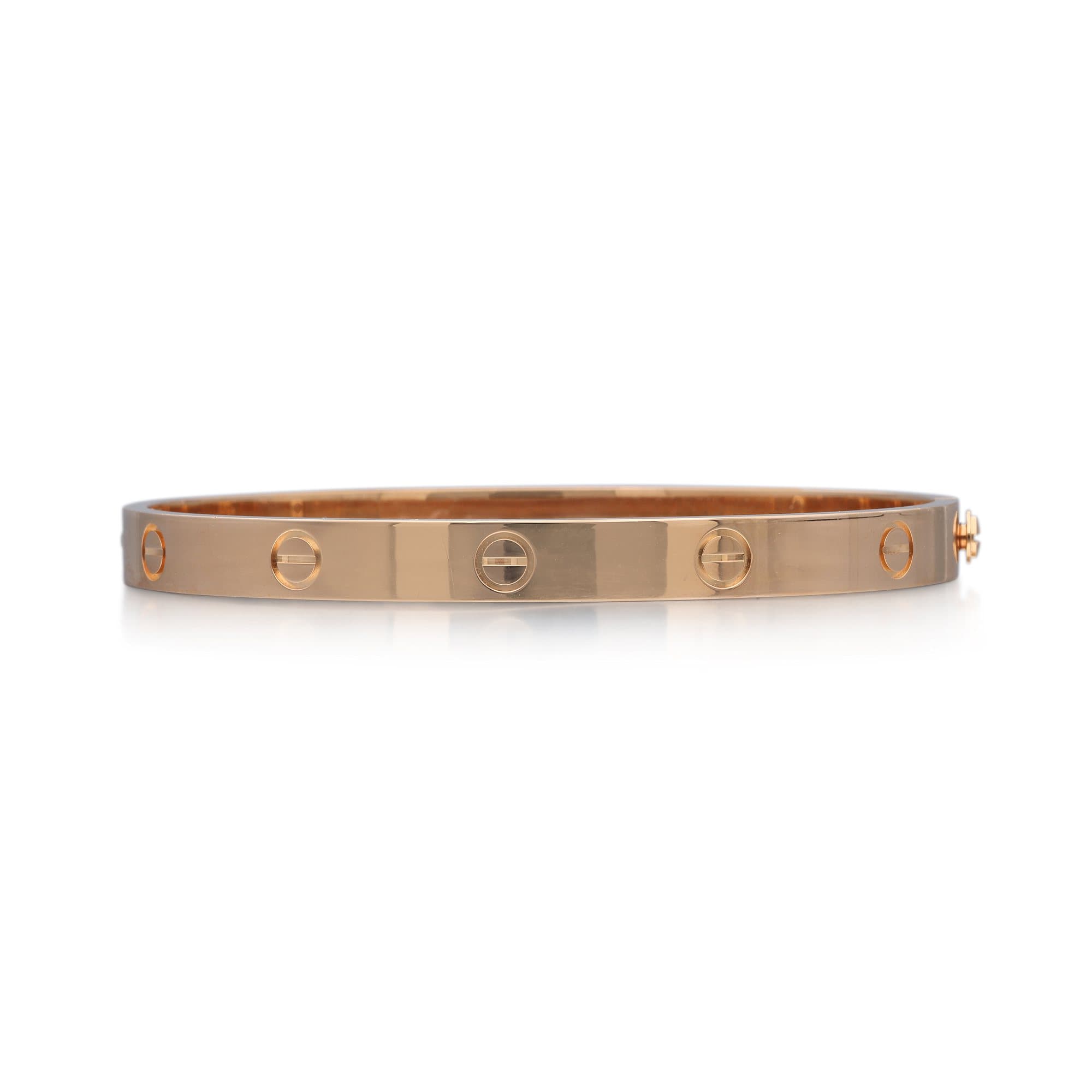 Rose Gold Love Bangle Bracelet
