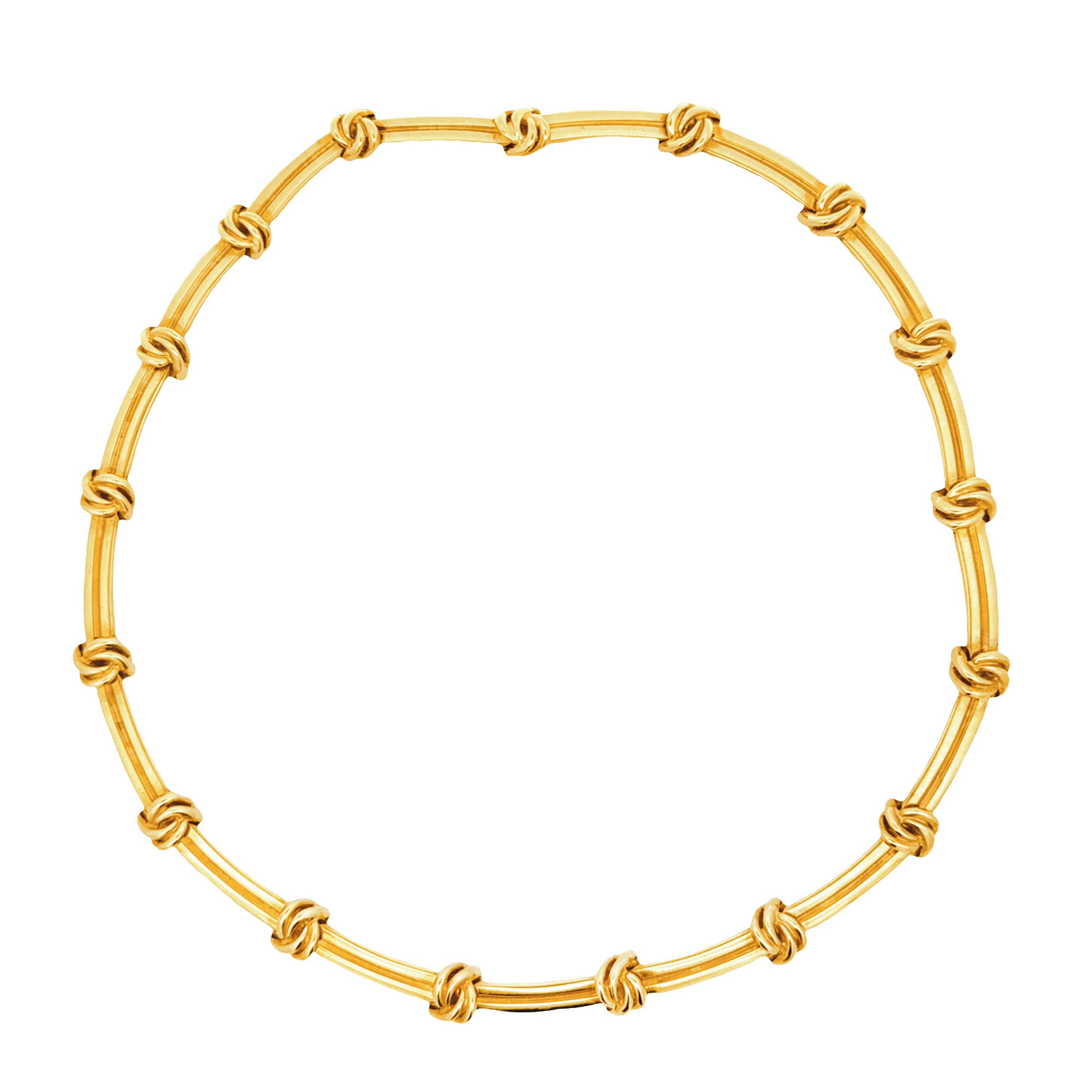 Vintage Gold Atlas Link Necklace