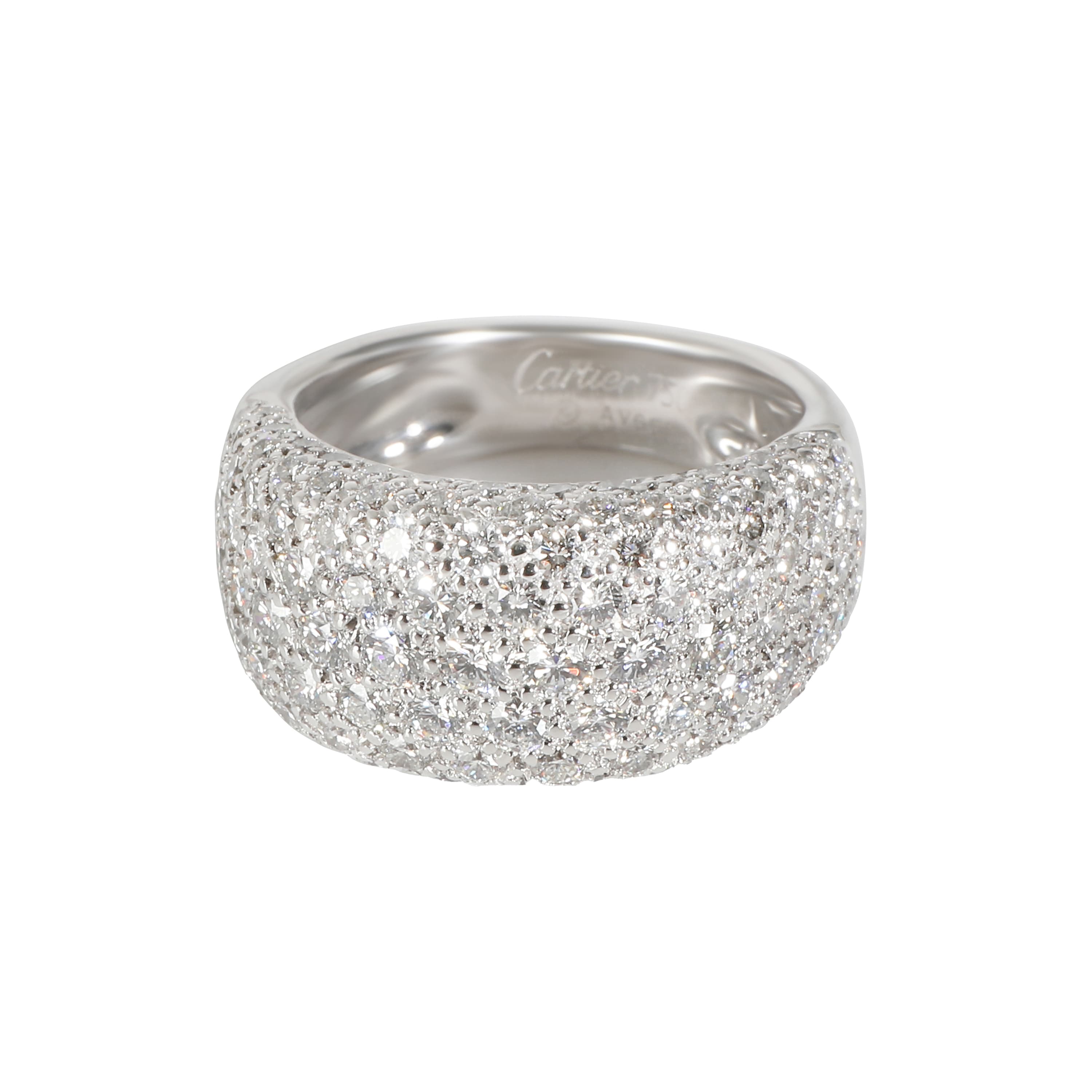 Vintage White Gold and Diamond Ring 