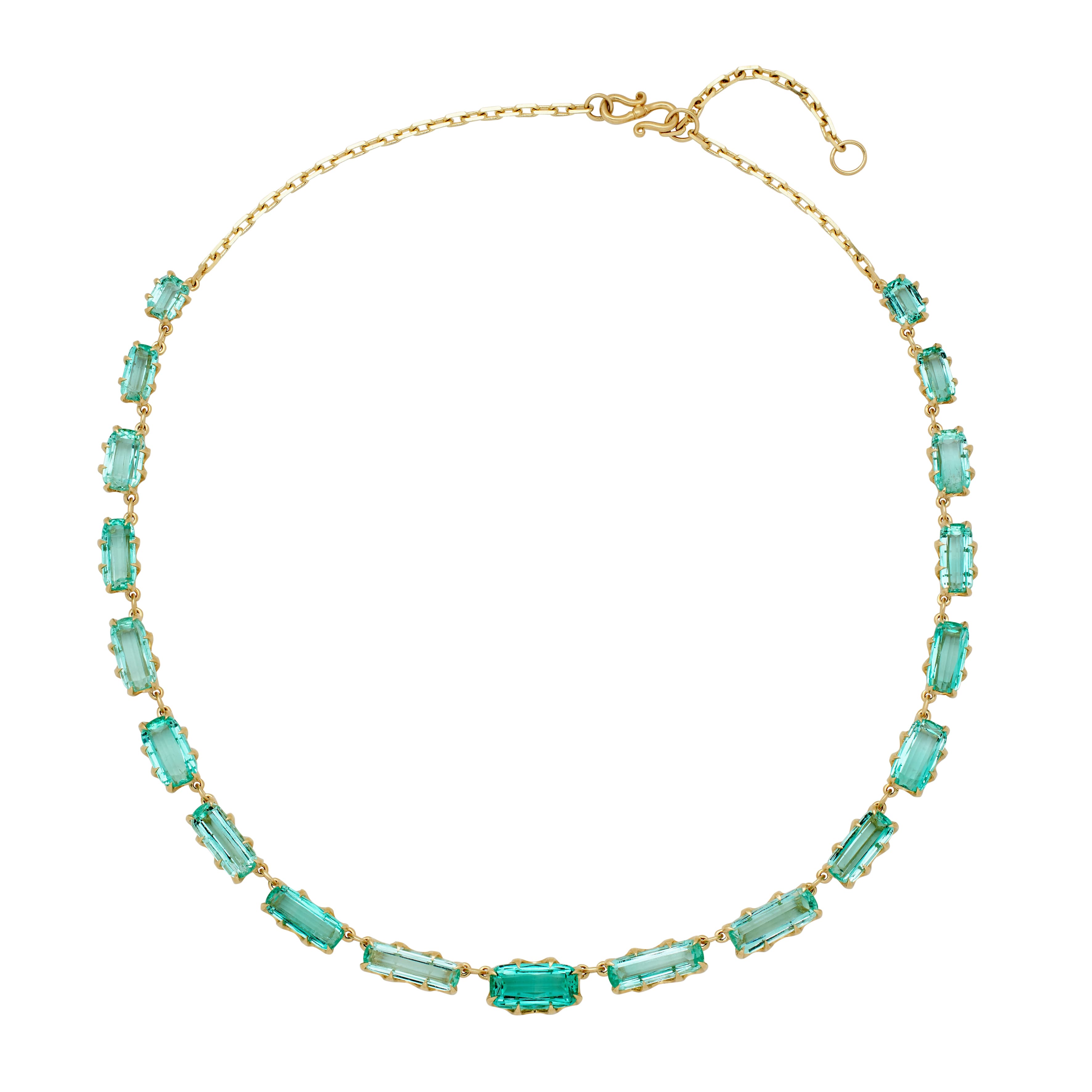 Gold and Emerald Necklace