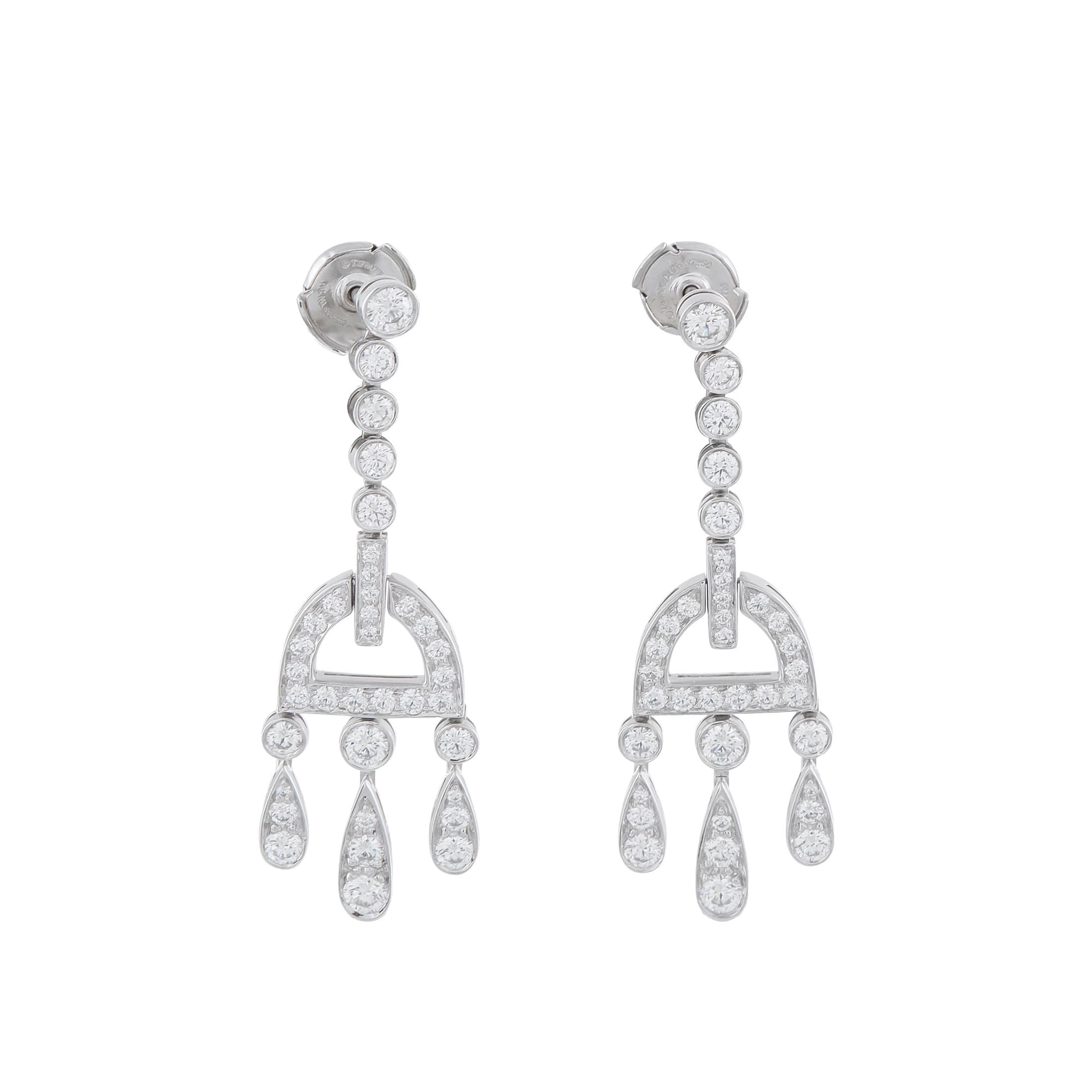 Platinum and Diamond Legacy Chandelier Earrings