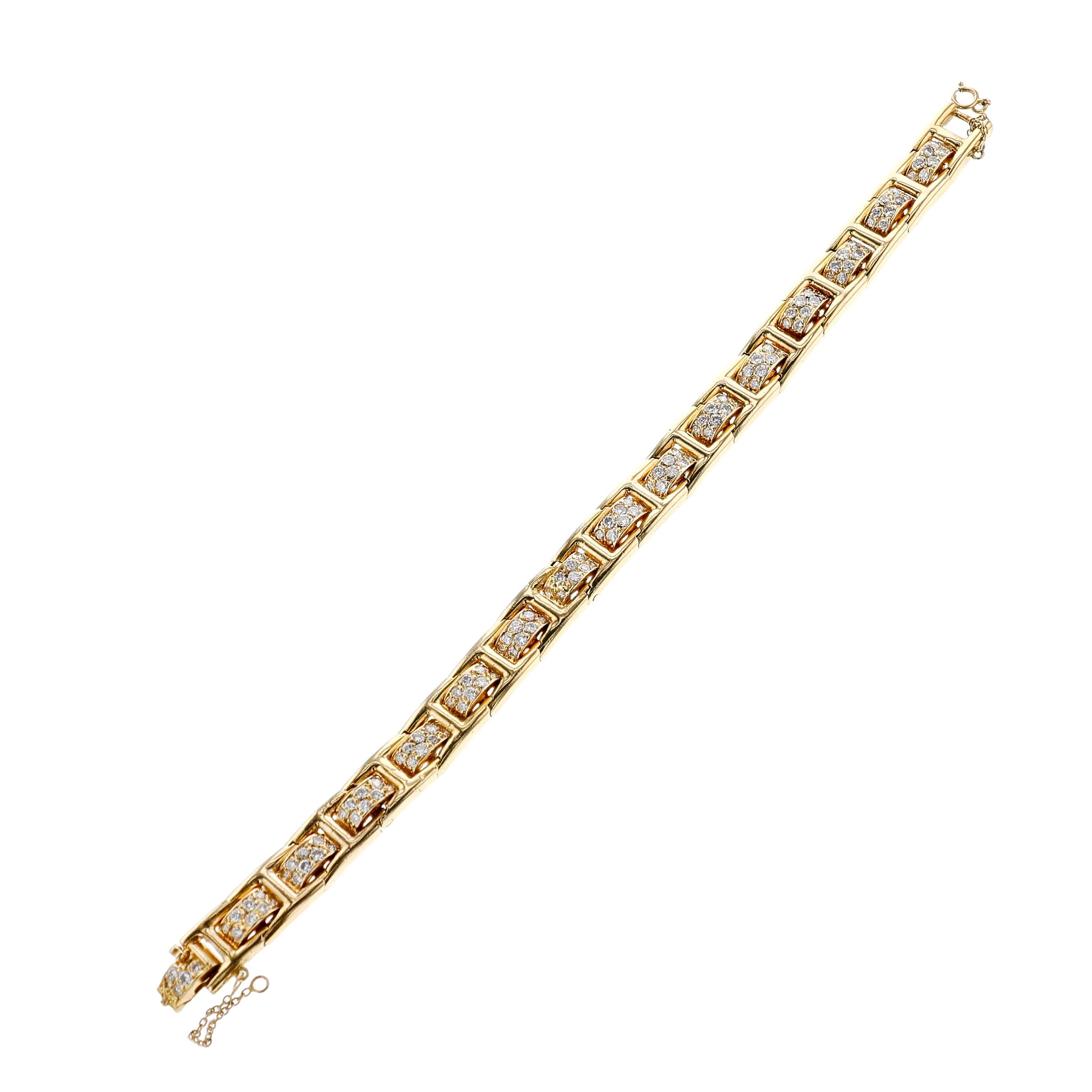 Gold and Diamond Bracelet