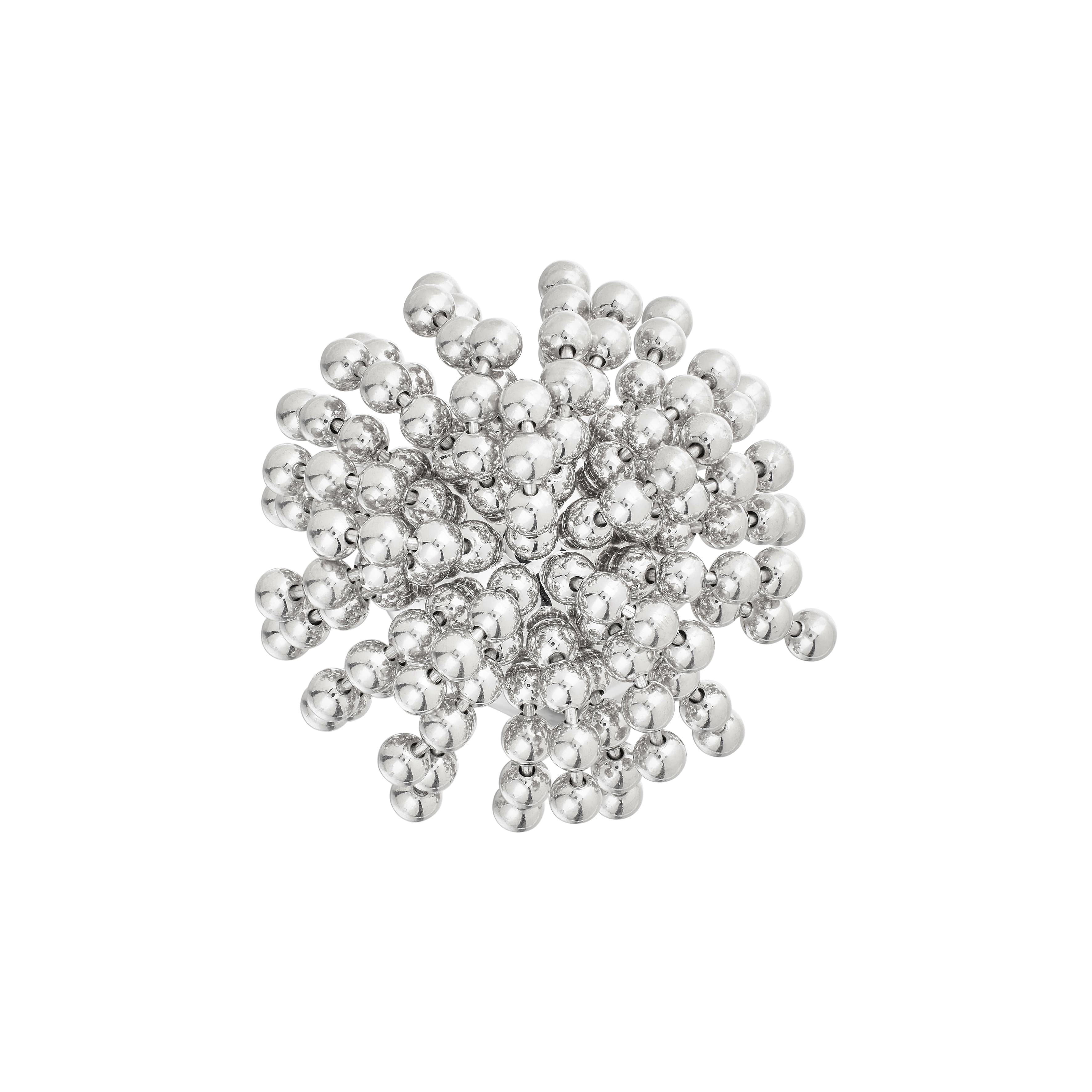 White Gold Nouvelle Vague Perruque Ring