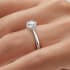 Grace solitaire round cut Diamond 18k white gold