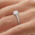Estella solitaire round cut Diamond 18k white gold