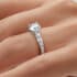 Lyra diamond band round cut Diamond 18k white gold