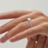 Muse diamond band round cut Diamond 18k white gold