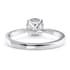Round Cut Diamond Band Engagement Rings