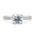 Kindrea diamond band round cut Diamond 18k white gold