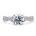 Lola vintage round cut Diamond 18k white gold
