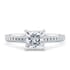 Aurora diamond band princess cut Diamond 18k white gold