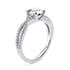 Lola vintage round cut Diamond 18k white gold