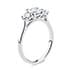 Roma trilogy round cut Diamond 18k white gold