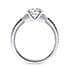 Lola vintage round cut Diamond 18k white gold