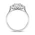Roma trilogy round cut Diamond 18k white gold