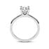 Eden solitaire round cut Diamond 18k white gold