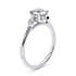 Primrose vintage round cut Diamond 18k white gold