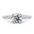 Duchess diamond band round cut Diamond 18k white gold