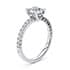 Duchess diamond band round cut Diamond 18k white gold
