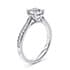 Victoria diamond band round cut Diamond 18k white gold