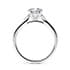 Victoria diamond band round cut Diamond 18k white gold