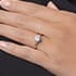 Primrose vintage round cut Diamond 18k white gold