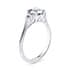 Paris trilogy round cut Diamond 18k white gold
