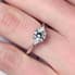 Paris trilogy round cut Diamond 18k white gold