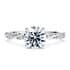 Marylebone diamond band round cut Diamond 18k white gold