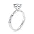 Marylebone diamond band round cut Diamond 18k white gold