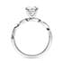 Marylebone diamond band round cut Diamond 18k white gold