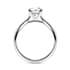 Hope solitaire round cut Diamond 18k white gold