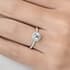 Isabella halo round cut Diamond 18k white gold