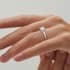Hanover solitaire round cut Diamond 18k white gold