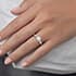 Valentine diamond band round cut Diamond 18k white gold