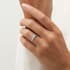 Florence trilogy round cut Diamond 18k white gold