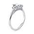 Imperia trilogy emerald cut Diamond 18k white gold