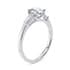 Alexandria trilogy round cut Diamond 18k white gold