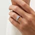 Valencia trilogy round cut Diamond 18k white gold