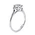 Rosa vintage round cut Diamond 18k white gold