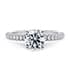 Muse diamond band round cut Diamond 18k white gold