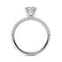 Muse diamond band round cut Diamond 18k white gold