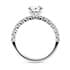 Akinia diamond band round cut Diamond 18k white gold