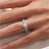 Valentine diamond band round cut Diamond 18k white gold