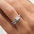 Valentine diamond band round cut Diamond 18k white gold