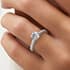 Bloomsbury vintage round cut Diamond 18k white gold