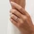 Lola vintage round cut Diamond 18k white gold