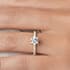 Duchess diamond band round cut Diamond 18k white gold